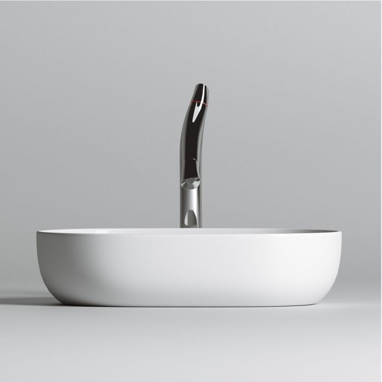 Умывальник чаша SANCOS Element накладная овальная 600x415x135мм, CN6047