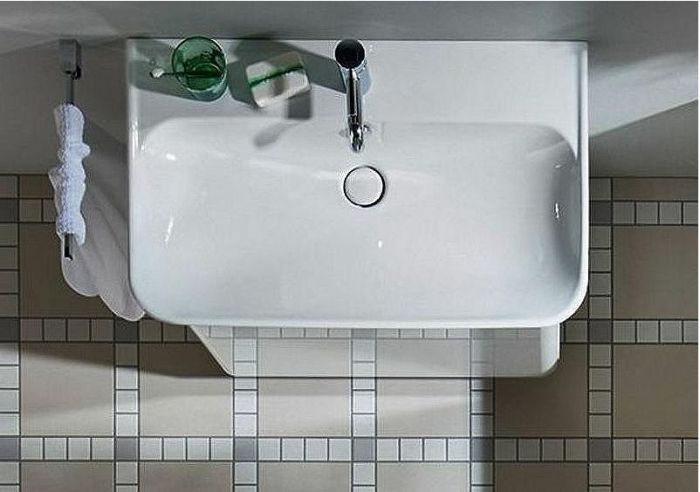 Тумба с раковиной Burgbad Iveo 80 SFEN080F2833G0161C0001*1 подвесная Белая глянцевая