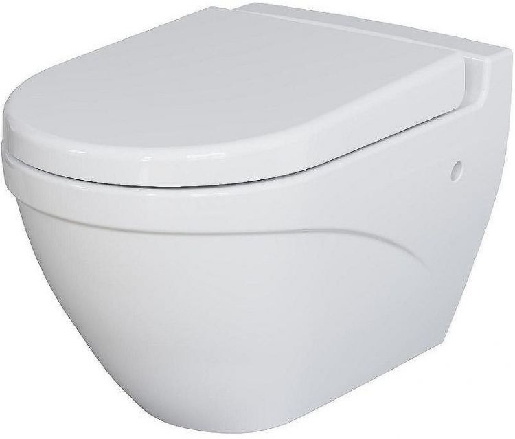 Унитаз Ambassador Nord 133T20001 подвесной Белый глянцевый без сиденья