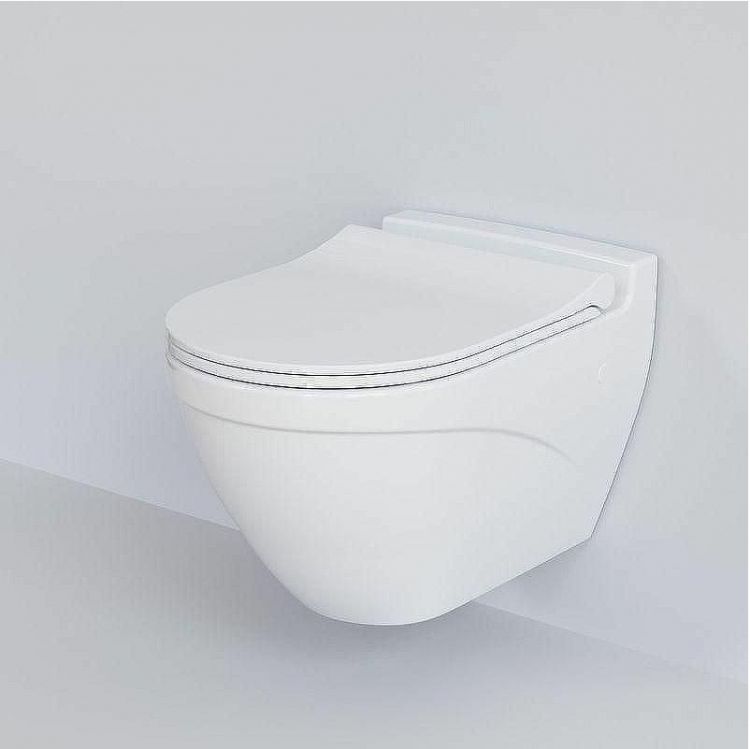 Унитаз Ambassador Nord 133T20001 подвесной Белый глянцевый без сиденья