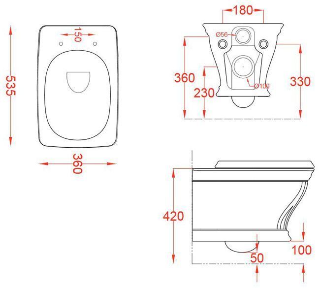 Чаша унитаза ARTCERAM Civitas CIV001 01 00 Чаша унитаза ARTCERAM Civitas CIV001 01 00