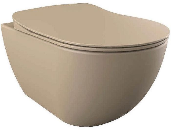 Унитаз биде Creavit Free FE322-00CM00E-0000 подвесной Капучино без сиденья