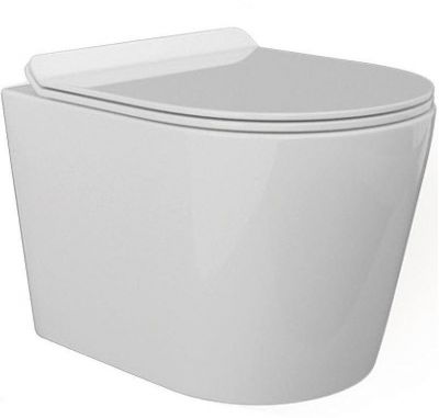 Унитаз beWash Aldo BKWHR001480 подвесной Белый глянец с сиденьем Микролифт