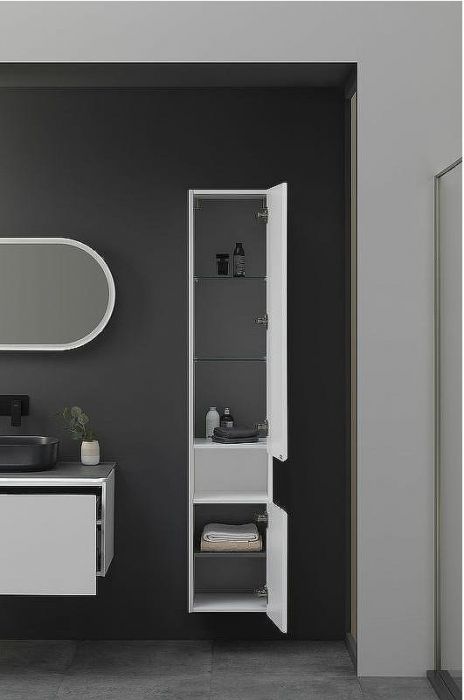 Шкаф пенал Allen Brau Infinity 35 R 1.21009.WM подвесной Белый матовый