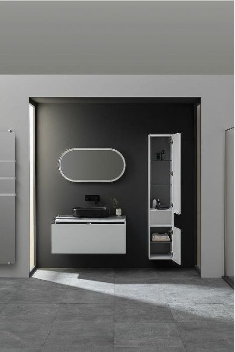 Шкаф пенал Allen Brau Infinity 35 R 1.21009.WM подвесной Белый матовый