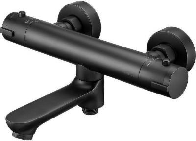 Смеситель для ванны Swedbe Mercury 9045B с термостатом Черный матовый