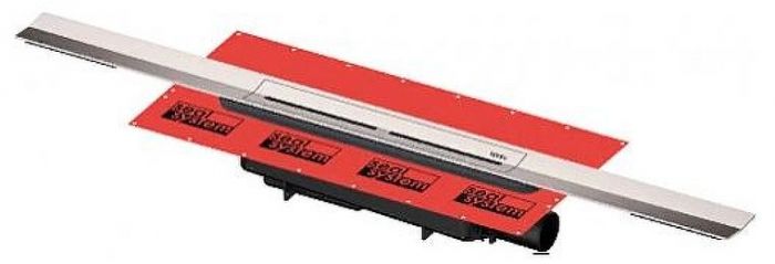 Душевой лоток Tece Drainprofile 80 670800 с решеткой Сатин