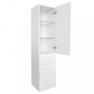 Шкаф-пенал 35 см Jacob Delafon Madeleine EB2069G-J52 левый, блестящий чёрный