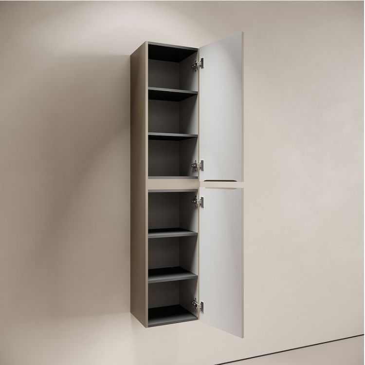 Шкаф пенал Sancos Code 35 PCD35GB подвесной цвет Серо-бежевый