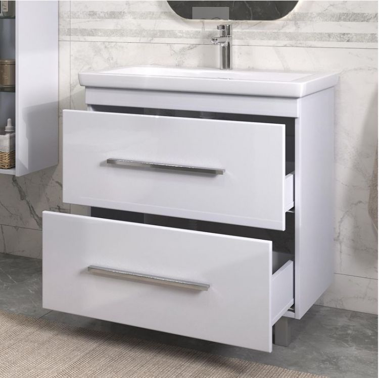 Тумба под раковину Vigo Land 80 21 цвет Белый