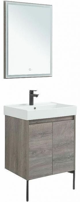 Комплект мебели для ванной Aquanet Nova Lite 60 302533 подвесной Дуб рошелье