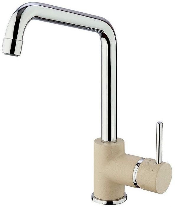 Смеситель для кухни Paini Cox 7855572CR599H1KM Бежевый матовый Хром