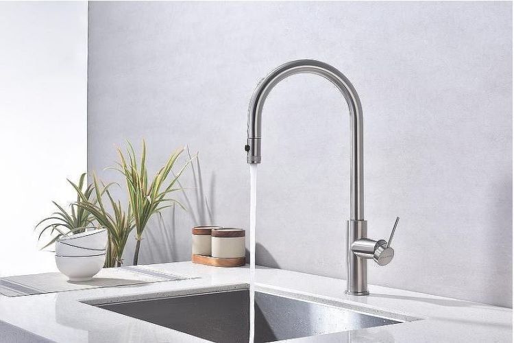 Смеситель для кухни Paulmark Galant Ga213077-BS Брашированная сталь Смеситель для кухни Paulmark Galant Ga213077-BS Брашированная сталь