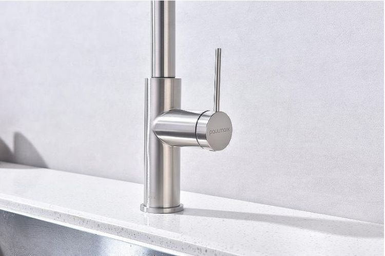 Смеситель для кухни Paulmark Galant Ga213077-BS Брашированная сталь Смеситель для кухни Paulmark Galant Ga213077-BS Брашированная сталь