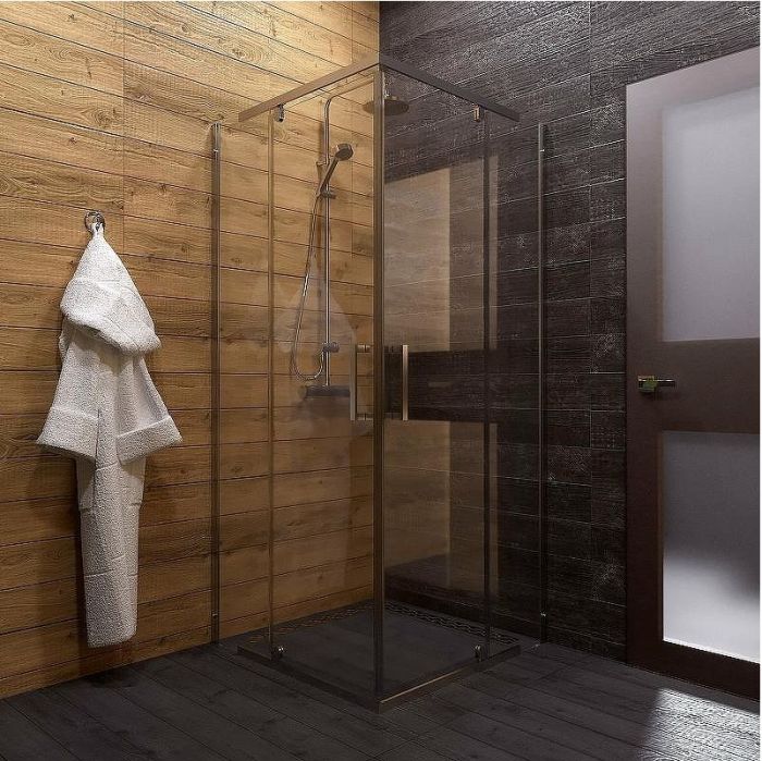 Душевой уголок Triton Каппа-Хром 90х90 Щ0000054220 профиль Хром стекло прозрачное