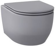 Унитаз Wellsee Croquis 182614001 подвесной цвет Серый матовый с сиденьем Микролифт