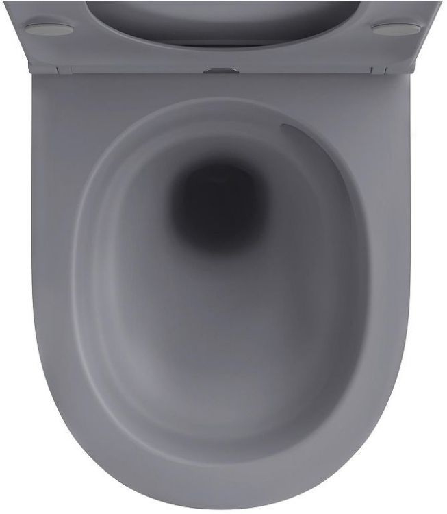 Унитаз Wellsee Croquis 182614001 подвесной цвет Серый матовый с сиденьем Микролифт