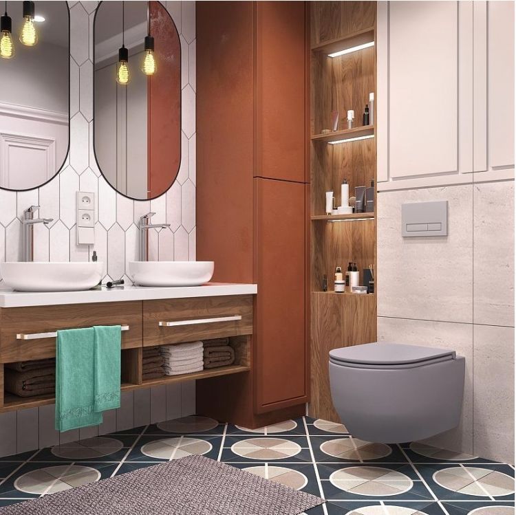 Унитаз Wellsee Croquis 182614001 подвесной цвет Серый матовый с сиденьем Микролифт