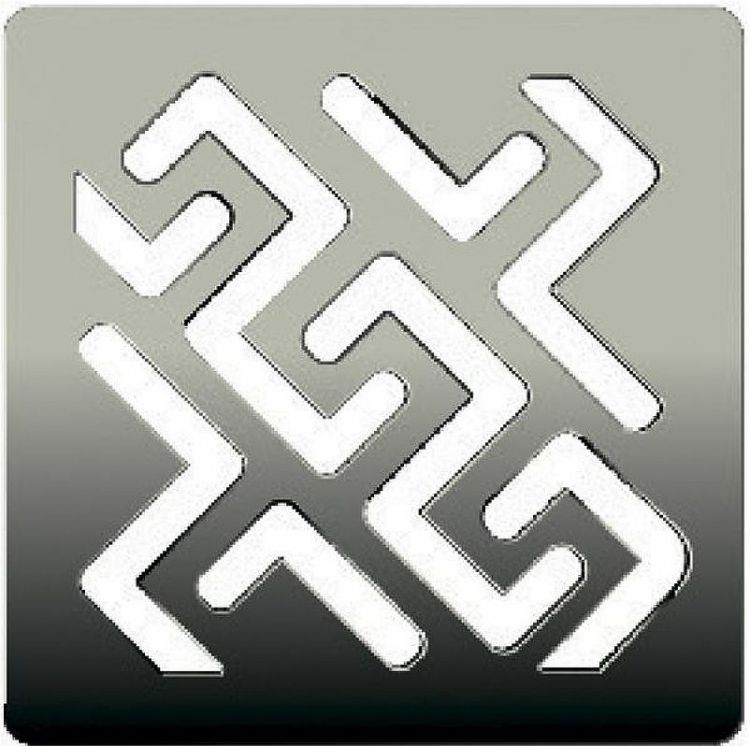 Душевой трап Berges Platz Antik 100x100 091060 с решеткой Хром