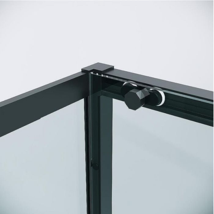 Душевой уголок Grossman Style 110х90 120.K33.05.1190.21.00 профиль Черный матовый стекло прозрачное