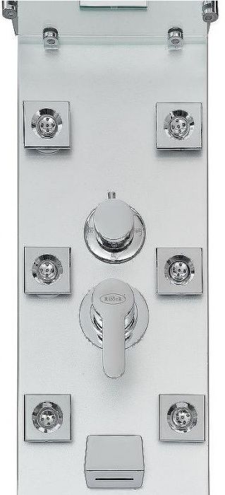 Душевая панель River Guron 07 10000001202 Матовый хром