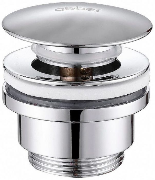 Донный клапан Abber AF0011 click-clack Хром