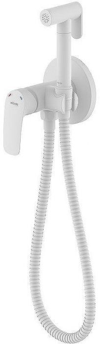 Гигиенический душ со смесителем Milardo Rora RORWTR0M08 Белый матовый