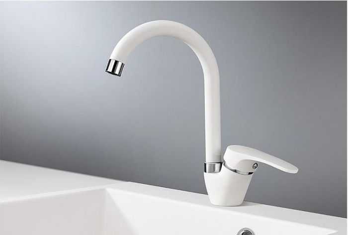 Смеситель для кухни Granula 1024 цвет Арктик