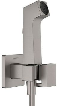 Гигиенический душ со смесителем Hansgrohe Bidette 29233340 Шлифованный черный хром