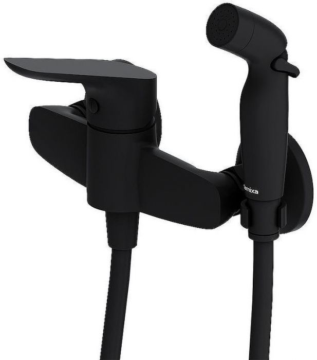 Гигиенический душ со смесителем Damixa Jupiter 778000300 Черный матовый