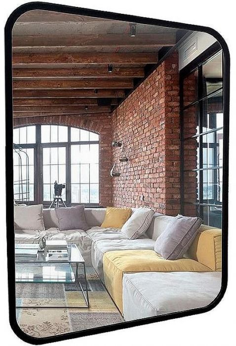 Зеркало Azario Мальта-лофт 60 ФР-00002427 Черное