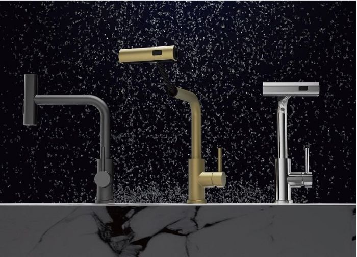 Смеситель для кухни Belz B74811-3 цвет Оружейная сталь