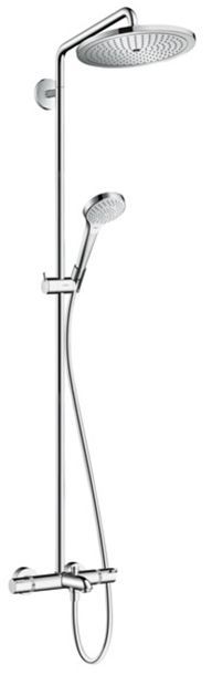 Hansgrohe Croma E 280 1jet Душевая система Showerpipe с термостатом для ванны, хром
