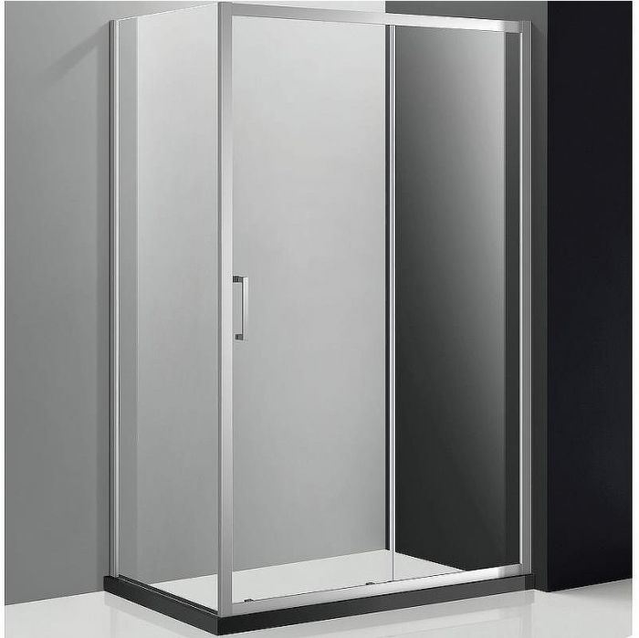 Душевой уголок Cezares Molveno 130x90 MOLVENO-AH-11-130/90-C-Cr-IV профиль Хром стекло прозрачное
