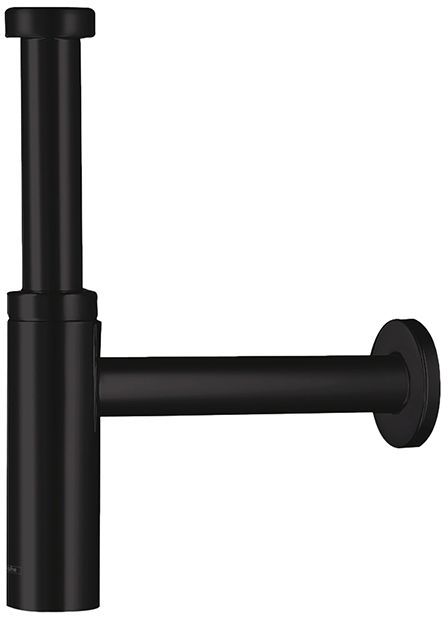 Hansgrohe Flowstar Сифон для раковины, дизайнерский, цвет: черный матовый