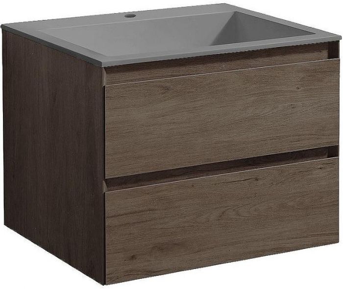 Тумба под раковину Vincea Luka 60 VMC-2L600RO подвесная R.Oak