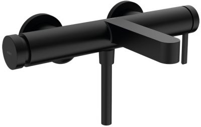 Hansgrohe Finoris Смеситель для ванны, настенный, цвет: черный матовый