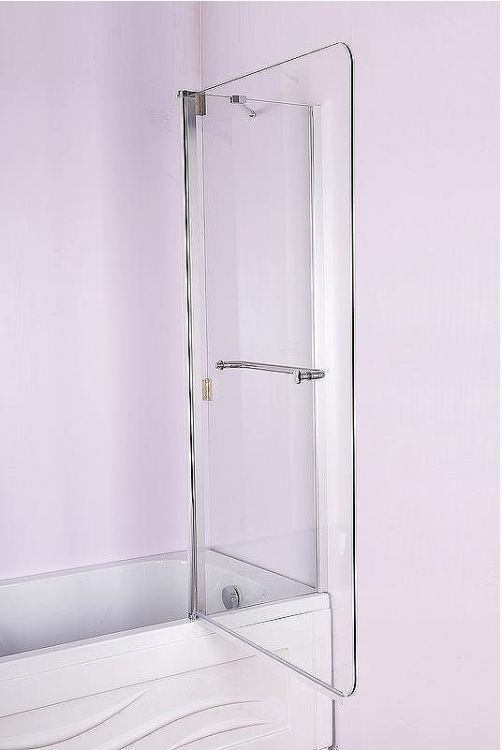 Шторка на ванну Esbano ES-1412 120 ESDV1412 профиль Хром стекло прозрачное