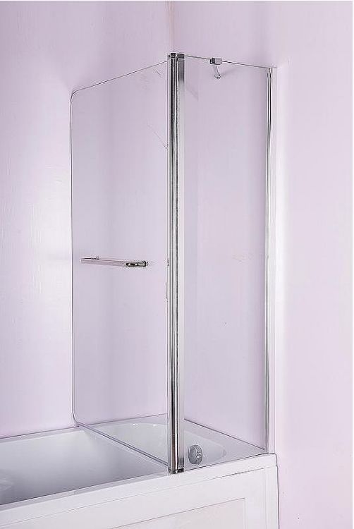Шторка на ванну Esbano ES-1412 120 ESDV1412 профиль Хром стекло прозрачное