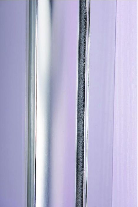 Шторка на ванну Esbano ES-1412 120 ESDV1412 профиль Хром стекло прозрачное