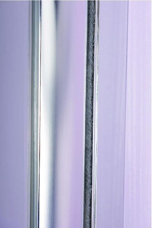 Шторка на ванну Esbano ES-1412 120 ESDV1412 профиль Хром стекло прозрачное