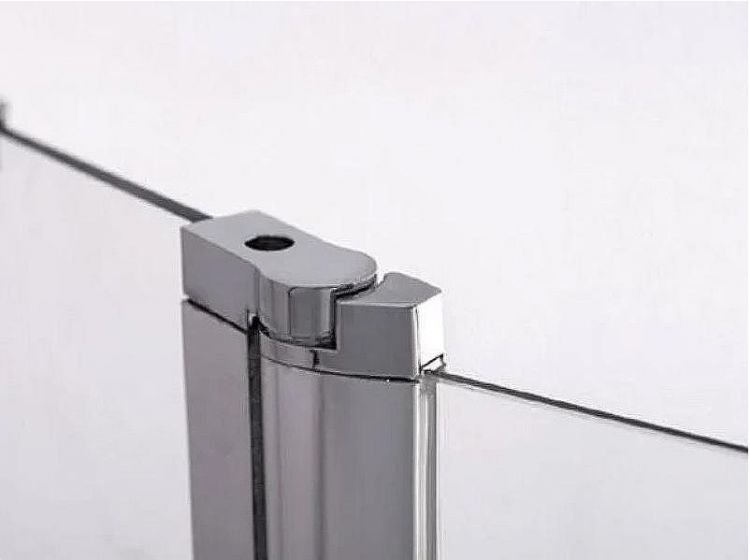 Шторка на ванну Esbano ES-1412 120 ESDV1412 профиль Хром стекло прозрачное