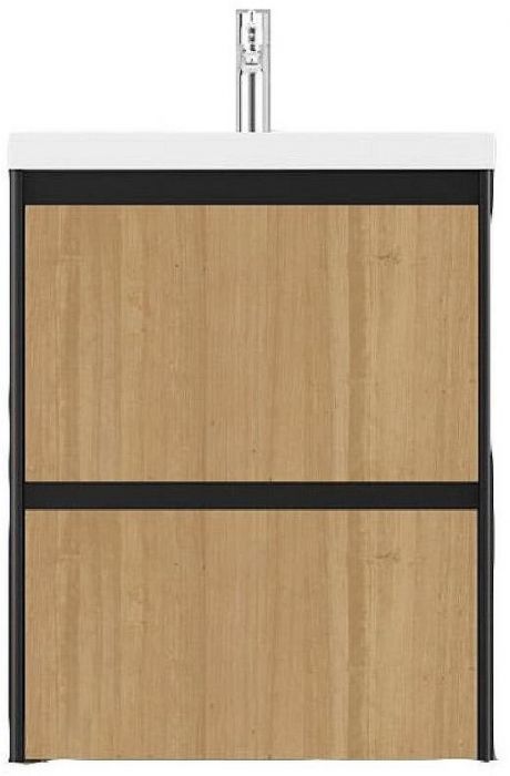 Тумба под раковину Velvex Klaufs 70 tpKLA.70.2Y-617.217 подвесная Чёрная матовая шатанэ