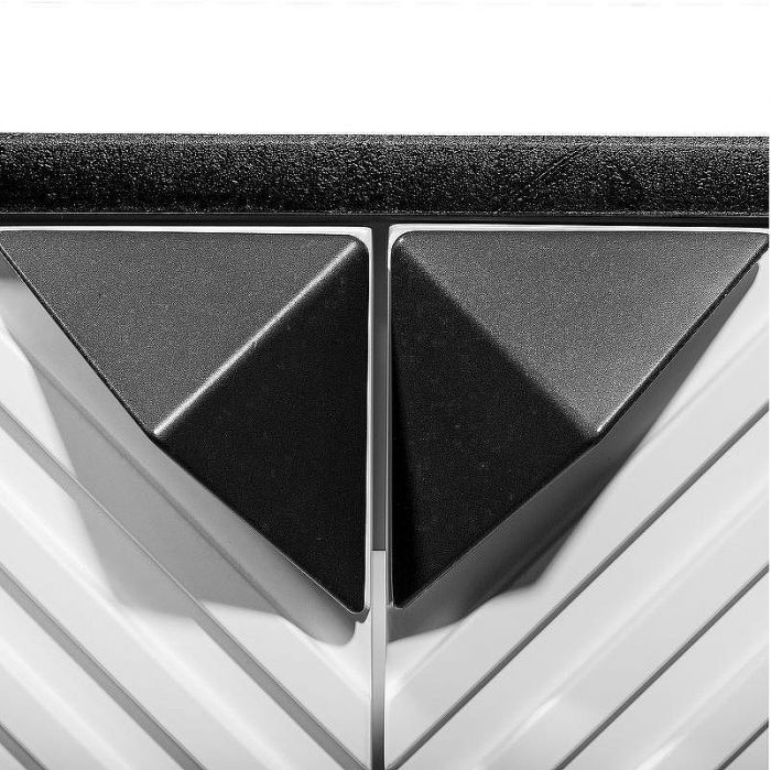 Тумба под раковину Runo Андорра 85 00-00002018 подвесная Белая матовая Черная