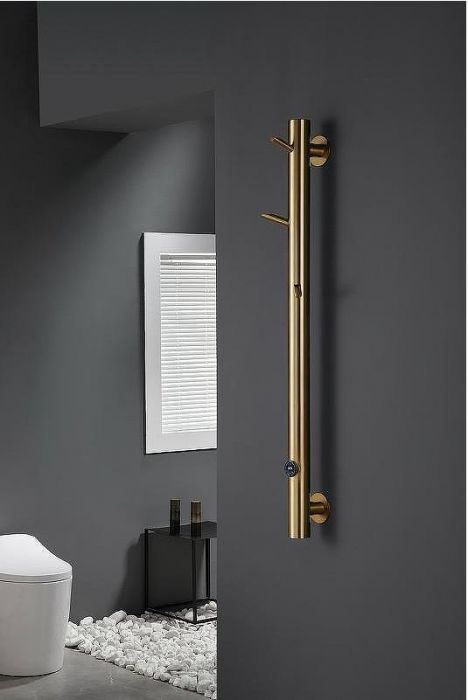 Электрический полотенцесушитель Boheme Uno 724-MG Золото матовое