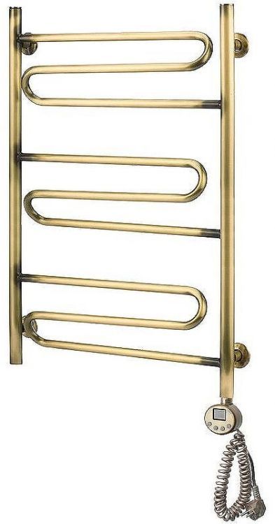 Электрический полотенцесушитель Domoterm Офелия П9 500x700 АБР ER Античная бронза