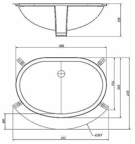 Раковина Migliore 58 29899 Белая
