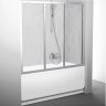 Шторка на ванну Ravak Supernova AVDP3-120 40VG0U0241 профиль Сатин витраж пластик Rain