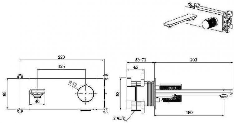 Смеситель для раковины Allen Brau Liberty 5.33004-00 Хром