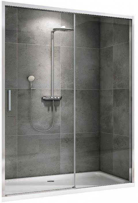 Душевая дверь Abber Komfort 160 AG93160 профиль Хром стекло прозрачное